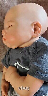 18 Handpainted Vinyl Reborn Baby Boy No COA