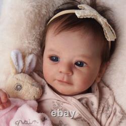 18 Inch Real Life Reborn Baby Dolls Silicone Full Body Girl Realistic Baby Dolls