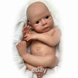 18 Inch Reborn Baby Doll Already Painted Full Body Solid Silicone Girls Dolls