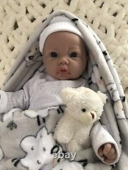 18 Premium Silicone Reborn Baby Boy Soft Floppy Newborn Doll 5 lbs Lifelike