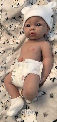 18 Premium Silicone Reborn Baby Boy Soft Floppy Newborn Doll 5 lbs Lifelike