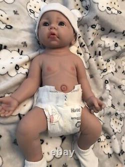 18 Premium Silicone Reborn Baby Boy Soft Floppy Newborn Doll 5 lbs Lifelike