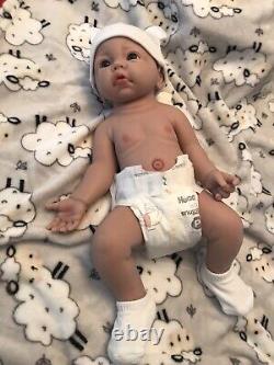 18 Premium Silicone Reborn Baby Boy Soft Floppy Newborn Doll 5 lbs Lifelike