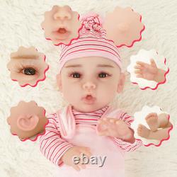 18 Real Baby Silicone Soft Body Lifelike Newborn Girl Baby Toy Christmas Gifts