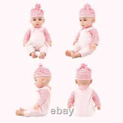 18 Real Baby Silicone Soft Body Lifelike Newborn Girl Baby Toy Christmas Gifts