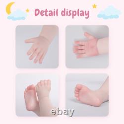 18 Real Baby Silicone Soft Body Lifelike Newborn Girl Baby Toy Christmas Gifts