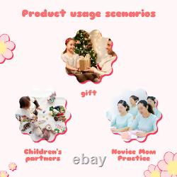 18 Real Baby Silicone Soft Body Lifelike Newborn Girl Baby Toy Christmas Gifts