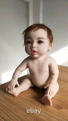 18'' Reborn Baby Dolls Full Body Silicone Lifelike Boy Doll Realistic Baby Doll