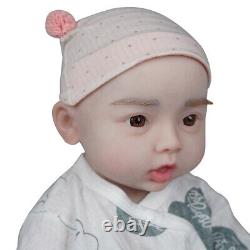 18'' Reborn Baby Dolls Full Body Silicone Lifelike Boy Doll Realistic Baby Doll