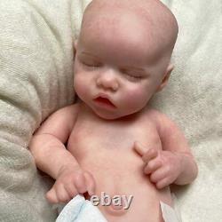 18 Reborn Baby Dolls Girls Solid Platinum Silicone Full Body Already Painte