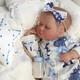 18 Silicone Vinyl Real Newborn Bebe Asleep Fat Black Skin Reborn Baby Doll