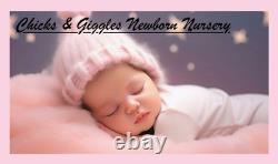 18 Silicone Vinyl Real Newborn Bebe Asleep Fat Black Skin Reborn Baby Doll