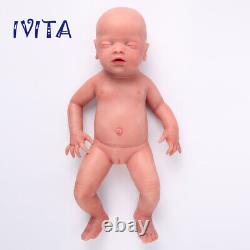 18 Sleeping Baby Lifelike Reborn Baby Doll Full Body Silicone Real Touch Xmas