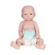 18'' handmade all silicone reborn doll girl painted and unpainted newborn