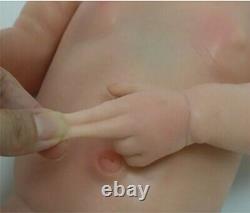 18 inch Full Body Solid Silicone Reborn Baby Doll Soft Flexible Doll Newborn