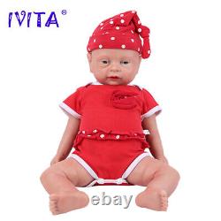 18Full Body Silicone Lifelike Reborn Baby Doll Newborn Boy/Girl Chubby Baby