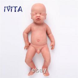 18Handmade Sleeping Baby Realistic Silicone Reborn Baby Boys Doll Special sales