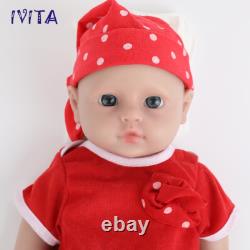 18Reborn Baby Girl Newborn Full Body Silicone Doll Lifelike Infant Kids Toys