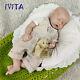 18Sleeping Baby Boy and Girl Reborn Baby Full Body Silicone Lifelike Doll