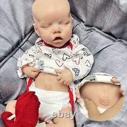 18inch Reborn Baby Dolls Full Silicone Real Girl Boy Doll Handmade Newborn Dolls