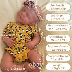 19.68'' Reborn doll, silicone doll, handmade, crafts, children's toys, gifts