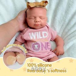 19.68'' Reborn doll, silicone doll, handmade, crafts, children's toys, gifts