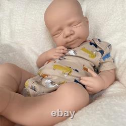 19.68'' Unpainted boy doll, silicone reborn doll, handmade, children's toys, gifts