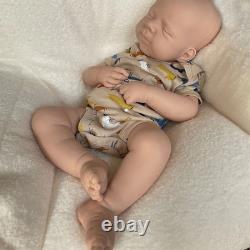 19.68'' Unpainted boy doll, silicone reborn doll, handmade, children's toys, gifts