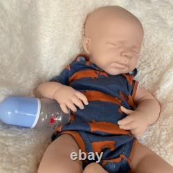 19.68'' Unpainted boy doll, silicone reborn doll, handmade, children's toys, gifts