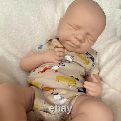 19.68'' Unpainted boy doll, silicone reborn doll, handmade, children's toys, gifts