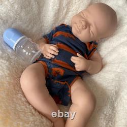 19.68'' Unpainted boy doll, silicone reborn doll, handmade, children's toys, gifts