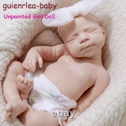 19.68'' Unpainted doll, silicone reborn doll, handmade, children's toys, gifts