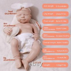 19.68'' Unpainted doll, silicone reborn doll, handmade, children's toys, gifts