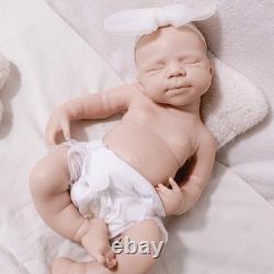 19.68'' Unpainted doll, silicone reborn doll, handmade, children's toys, gifts