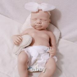 19.68'' Unpainted doll, silicone reborn doll, handmade, children's toys, gifts