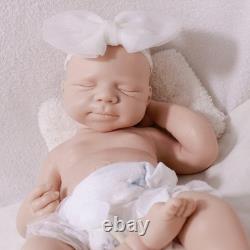 19.68'' Unpainted doll, silicone reborn doll, handmade, children's toys, gifts
