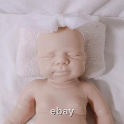 19.68'' Unpainted doll, silicone reborn doll, handmade, children's toys, gifts