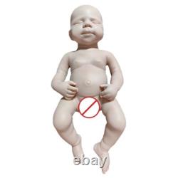 19.68'' Unpainted doll, silicone reborn doll, handmade, children's toys, gifts