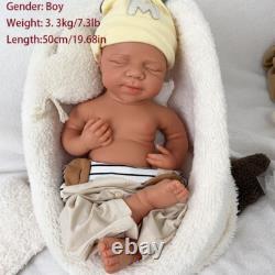 19.68'' solid silicone doll silicone reborn doll silicone boy doll toys gifts