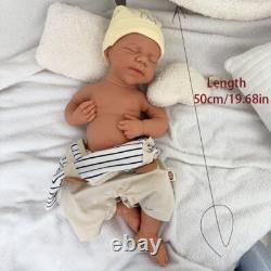 19.68'' solid silicone doll silicone reborn doll silicone boy doll toys gifts