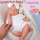 19.68in Unpainted doll, silicone girl doll reborn doll Christmas gift handmade