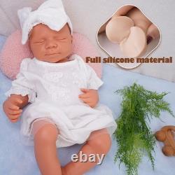 19.68in Unpainted doll, silicone girl doll reborn doll Christmas gift handmade