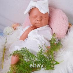 19.68in Unpainted doll, silicone girl doll reborn doll Christmas gift handmade