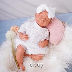 19.68in Unpainted doll, silicone girl doll reborn doll Christmas gift handmade