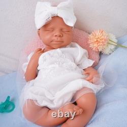 19.68in Unpainted doll, silicone girl doll reborn doll Christmas gift handmade