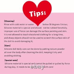 19.68in Unpainted doll, silicone girl doll reborn doll Christmas gift handmade