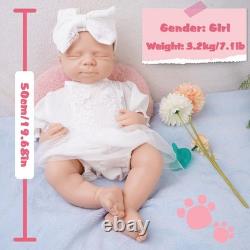 19.68in Unpainted doll, silicone reborn doll, silicone doll handmade, toys, gifts