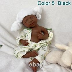 19.68in silicone doll reborn doll Christmas gift sleeping baby doll handmade