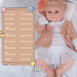 19.88'' solid silicone doll silicone reborn doll silicone girl doll toys gifts