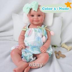 19.88in silicone doll silicone reborn doll handmade whshable toys gifts crafts